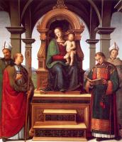 Perugino, Pietro - The Virgin and Child with Saints